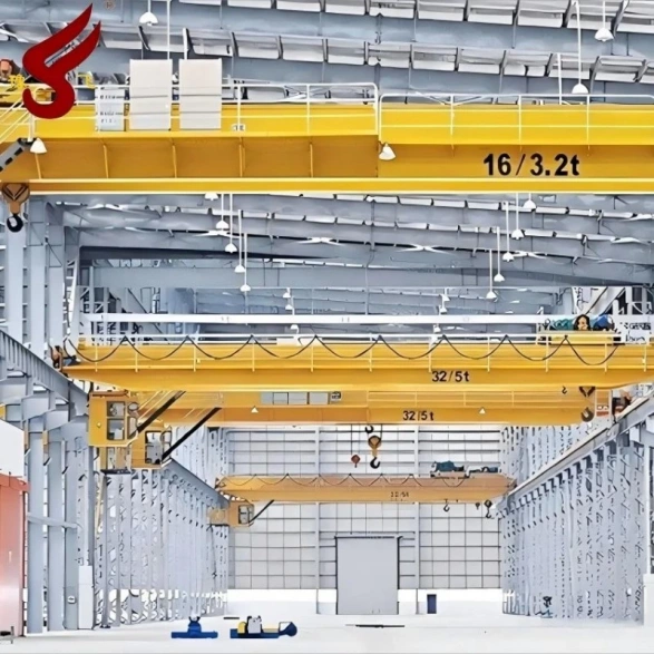  QD Model Hook Double Girder Overhead Crane